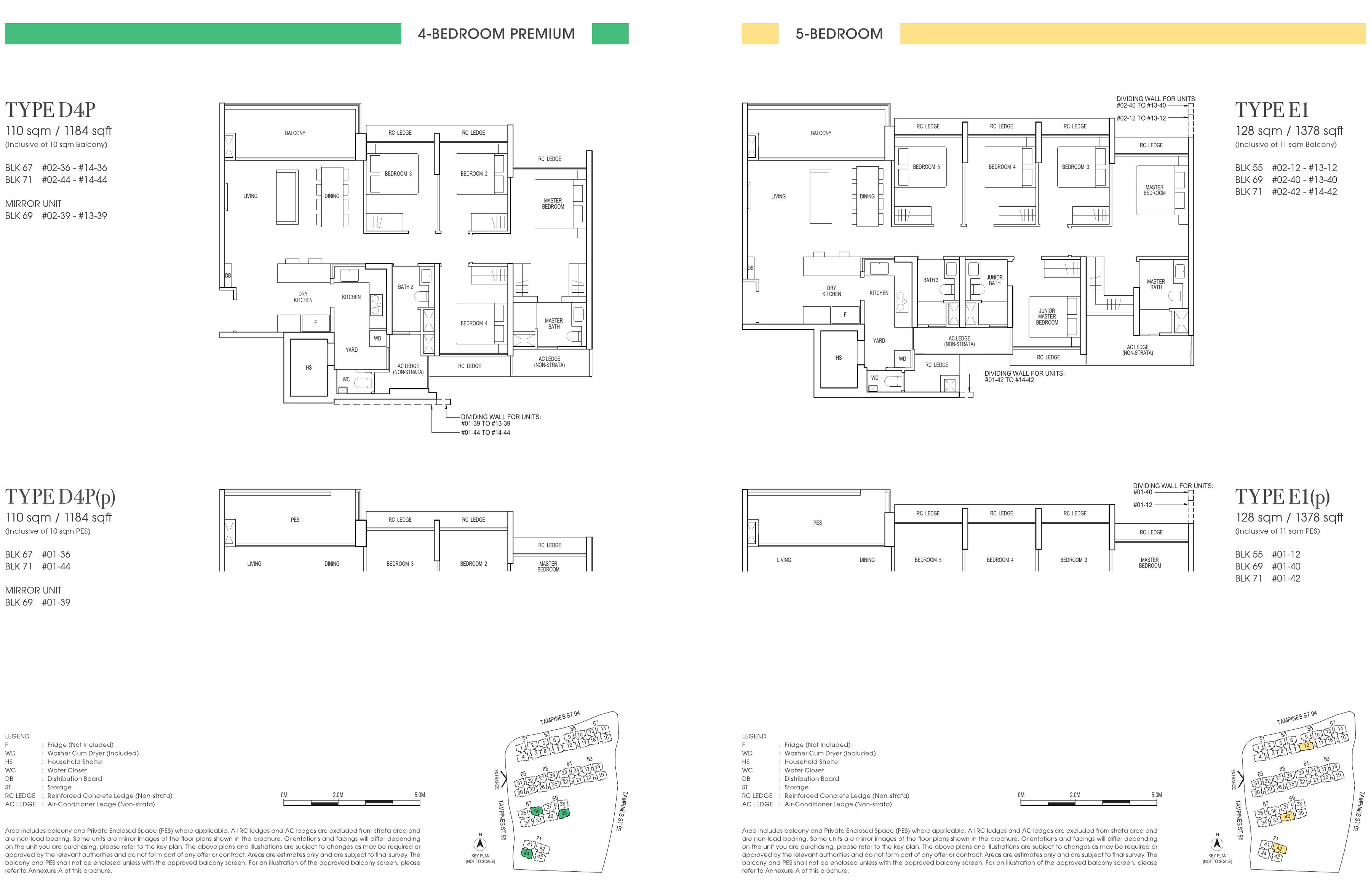Rivelle 5 Bedroom 5 Bedroom floor plan